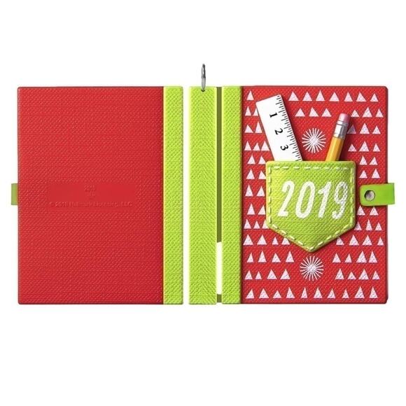 Hallmark Keepsake Christmas Ornament 2019 School Days Notebook‎ Photo Frame - Picture 9 of 12